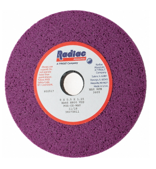 Radiac abrasive wheel